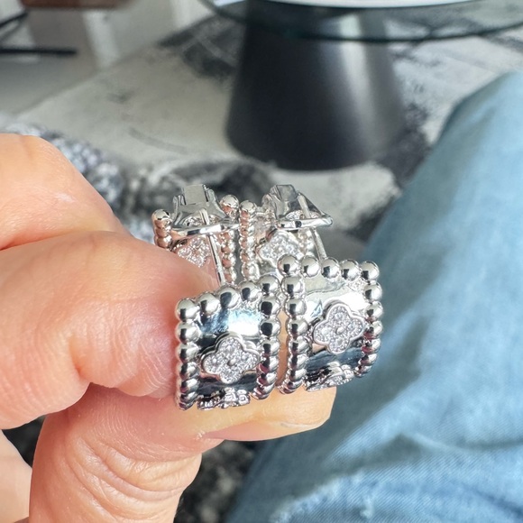 925 Silver VCA earrings - Picture 6 of 9